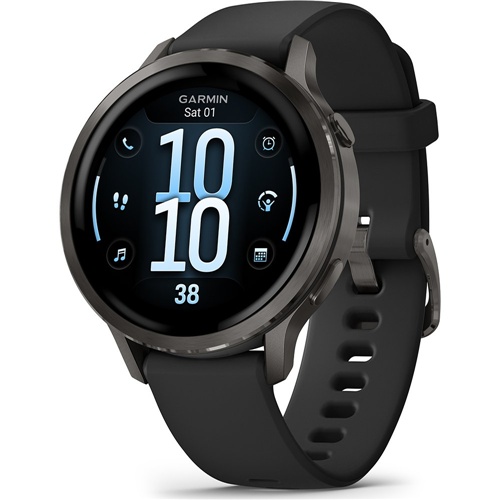 Pametna ura Garmin Venu 4 41mm AMOLED GPS NFC merjenje kisika v krvi črna