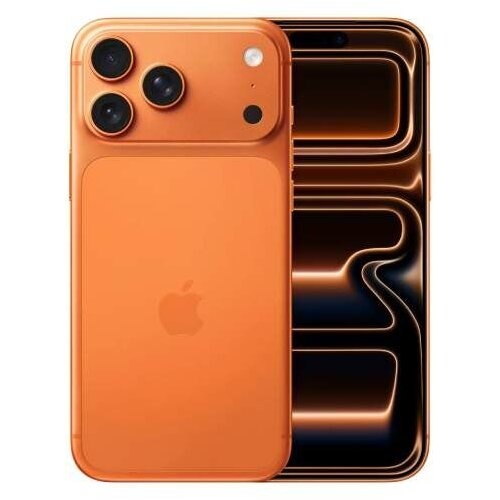 Pametni telefon Apple iPhone 17 Pro Max 256GB oranžen, OLED 6,9", A19 Pro, trojna 48 MP kamera, iOS 26