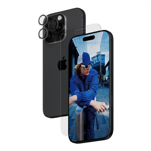 Paket zaščite PanzerGlass 2 v 1 za iPhone 16 Pro