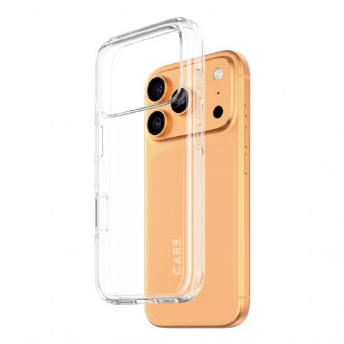 Ovitki za telefon PanzerGlass Care iPhone 17 Pro, prozoren, TPU, 100 % recikliran PC, zaščita pred rumenenjem, odporen na praske in udarce
