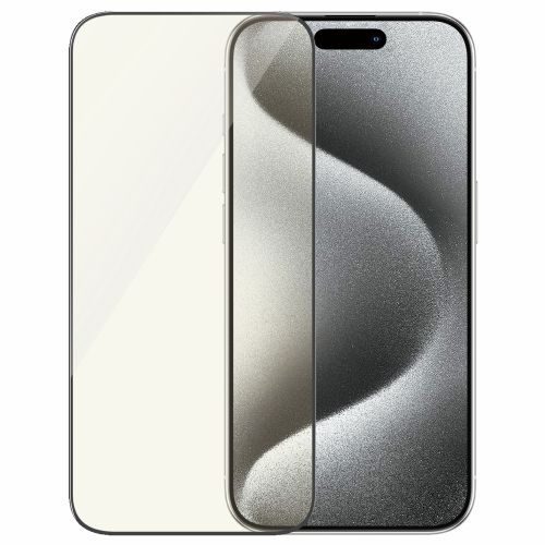 Zaščitno steklo in folija PanzerGlass Eyecare iPhone 15 Pro, kaljeno steklo, odporna na udarce, premaz proti prstnim odtisom, popolna pokritost, enostavna namestitev