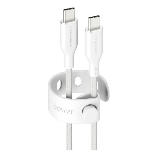 Podatkovni kabel PanzerGlass Racing 240W USB-C na USB-C, hitro polnjenje, dolžina 1,2 m, do 30.000 upogibov, 100 % reciklirana plastika