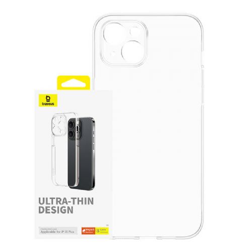 Ovitek za telefon iPhone 15 Plus Baseus OS-Lucent Series (prozoren)