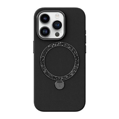 Ovitek za telefon Joyroom Dancing Circle PN-15L2 Iphone 15 Pro (črn) brez embalaže