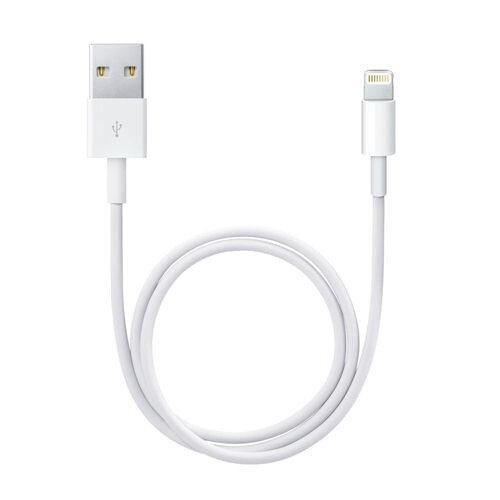 Podatkovni kabel Apple USB 2.0, USB-A > Lightning, 0,5 m, bela (ME291ZM/A)