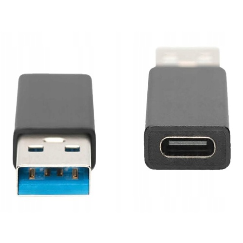 Podatkovni kabel Digitus USB-A na USB-C adapter, ženski USB-C priključek, moški USB-A vtič