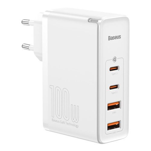 Polnilec USB Baseus GaN2 Pro Fast Wall Charger 100W / USB Type C, Quick Charge 4+ Power Delivery