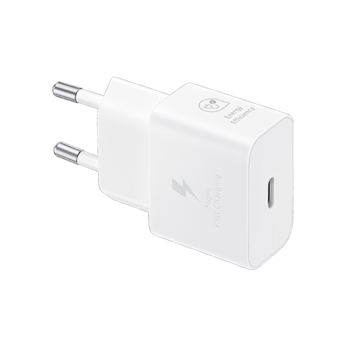 Polnilec Samsung 25W Fast Charger Adapter EP-T2510 USB-C bel