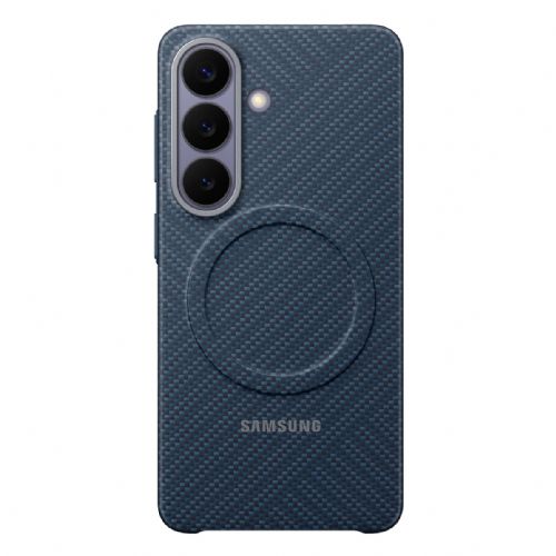 Ovitek za telefon Samsung Galaxy S26 magnetni karbon modra odporen na praske 6,3"