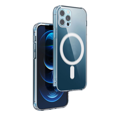 Silikonski ovitek ANTISHOCK MagSafe za iPhone 17 Air - prozoren