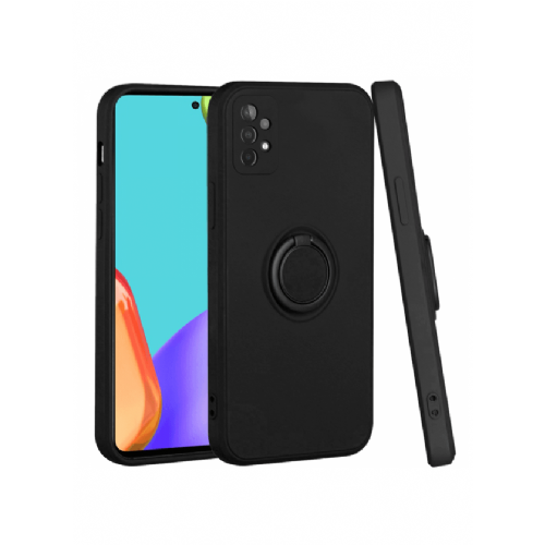 Silikonski ovitek Liquid Ring za Xiaomi 12 - črn