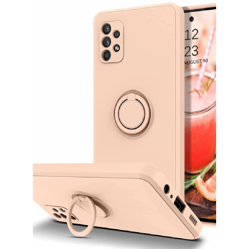 Silikonski ovitek Liquid Ring za Xiaomi 12 - roza