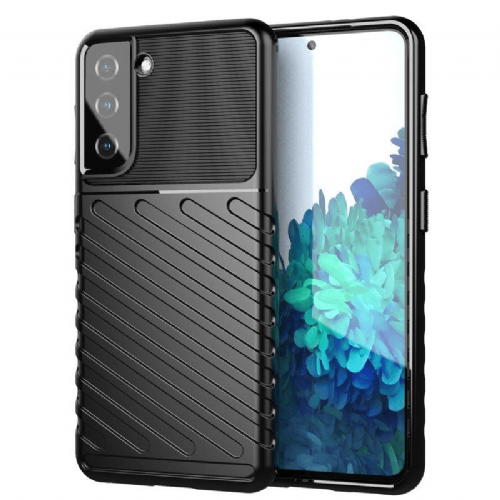 Silikonski ovitek Thunder Armor za Samsung Galaxy A15 5G - črn