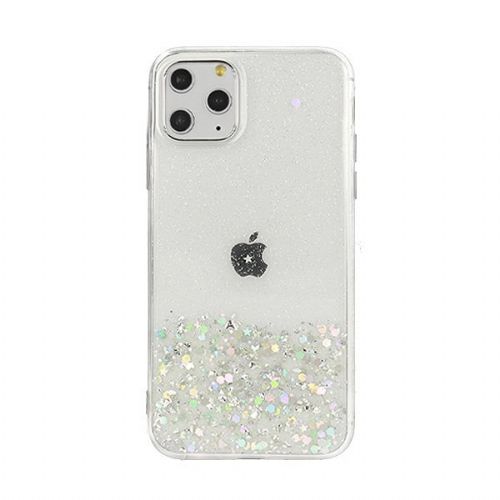 Silikonski ovitek z bleščicami SPARKLE za iPhone 13 Pro Max - prozoren