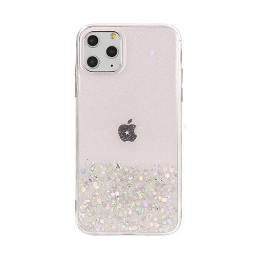 Silikonski ovitek z bleščicami SPARKLE za Samsung Galaxy A32 A326 5G - prozorno roza