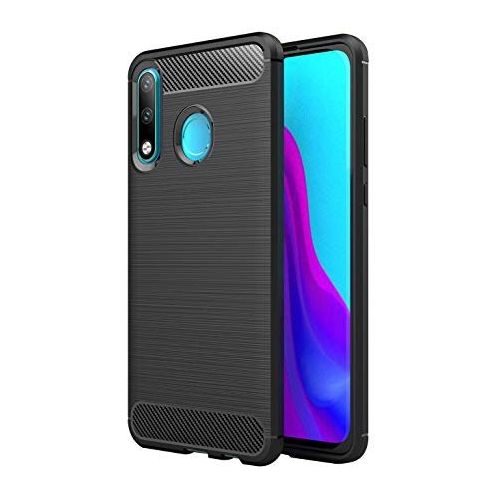 Silikonski ovitek za Huawei P Smart Pro - mat carbon črn