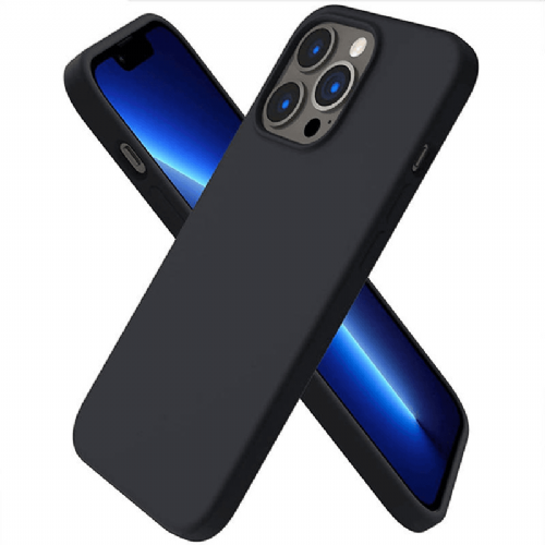 Silikonski ovitek za iPhone 14 Pro - mat črn