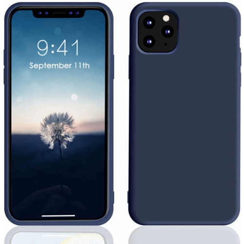 Silikonski ovitek za iPhone 14 Pro Max - mat moder