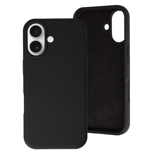 Ovitki za telefon Onasi iPhone 17 mat črn, tanek, popolno prileganje, mehka mikrovlakna, nedrseč silikonski sloj
