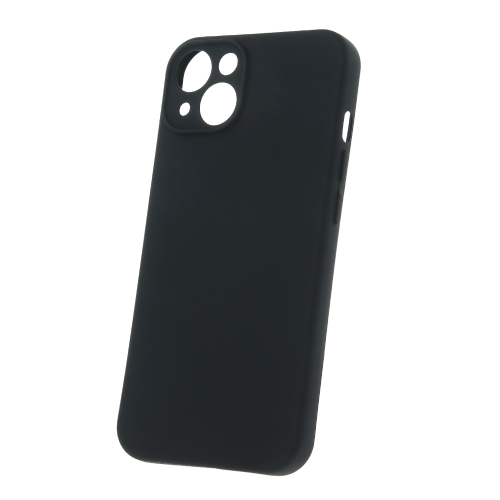 Silikonski ovitek za iPhone 17 Pro Max - mat liquid - črn