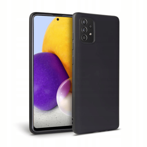 Silikonski ovitek za Samsung Galaxy A73 5G - mat črn