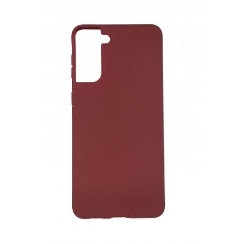 Silikonski ovitek za Samsung Galaxy S21 Plus G996 - mat bordo rdeč