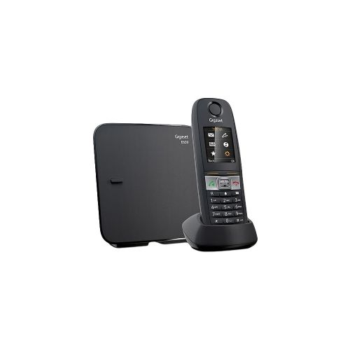 Stacionarni telefon Gigaset E630, brezžični, črn