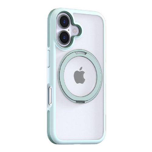 Ovitek Torras Ostand R Fusion za iPhone 16 (zelen)