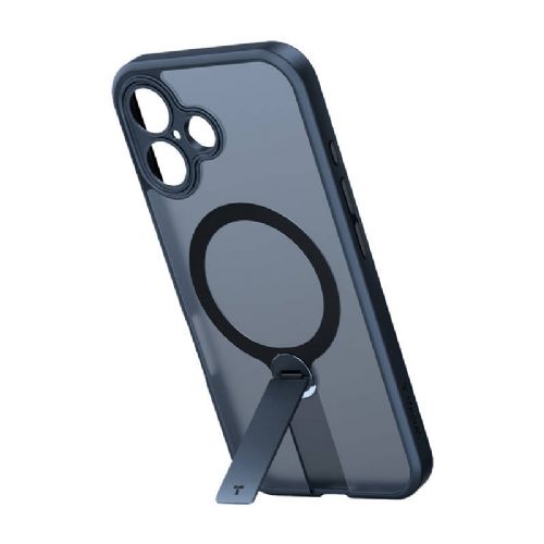 Torras Pstand Spin Case za iPhone 16 Plus (črna)