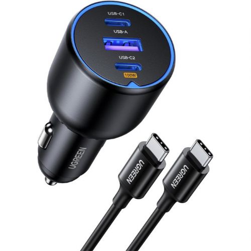 Avtopolnilec Ugreen 130W, USB-C, priložen kabel