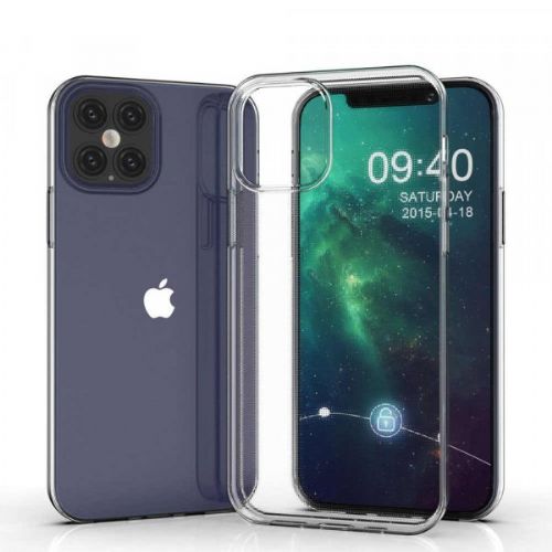 Ultra tanek silikonski ovitek za iPhone 12 Pro Max - prozoren