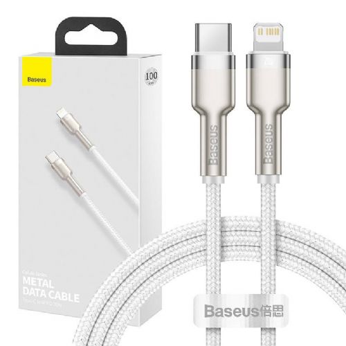 USB-C kabel za Lightning Baseus Cafule, PD, 20W, 1m (bel)
