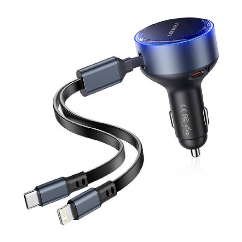 Vention FFOB0 USB-C avtopolnilec + USB-C/Lightning 30W kabel