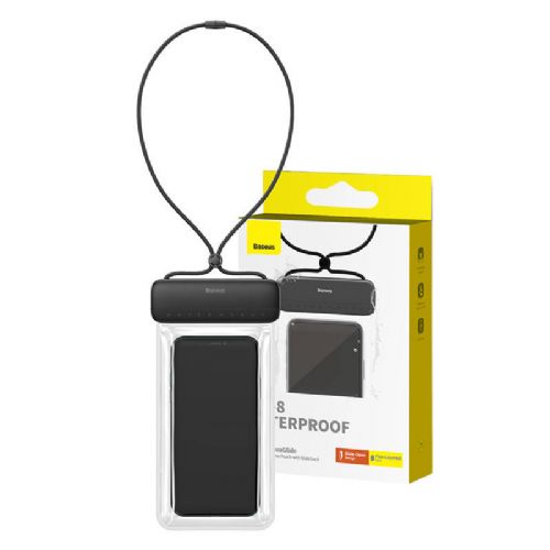 Vodoodporna torbica za telefon Baseus AquaGlide (črna)