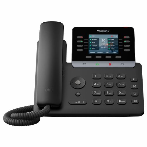 IP telefon Yealink SIP-T73W Wi-Fi 6, Bluetooth 5.0, barvni LCD zaslon, 12 VoIP računov, osvetljena tipkovnica