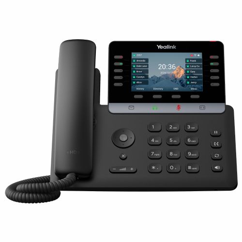 IP telefoni Yealink SIP-T74U žična/brezžična, LCD 4,3", 16 VoIP računov, PoE, Gigabit Ethernet