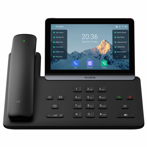 IP telefon Yealink SIP-T88W Pro, Android 13, 7" LCD zaslon na dotik, Wi-Fi 6, Bluetooth 5.0, AI odpravljanje šuma