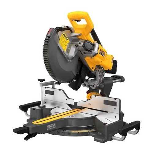 Akumulatorska ploščna žaga DeWalt XR FLEXVOLT  DCS781X2, 54 V (rumena/črna, litij-ionska baterija 54 V 3 Ah ali 18 V 9 Ah, 162 Wh)