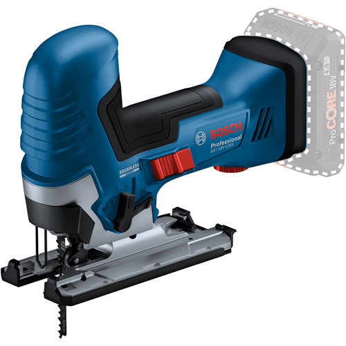Akumulatorska vbodna žaga Bosch GST 18V-125 S Professional solo, brez baterije in polnilca, v L-Boxx, modra/črna
