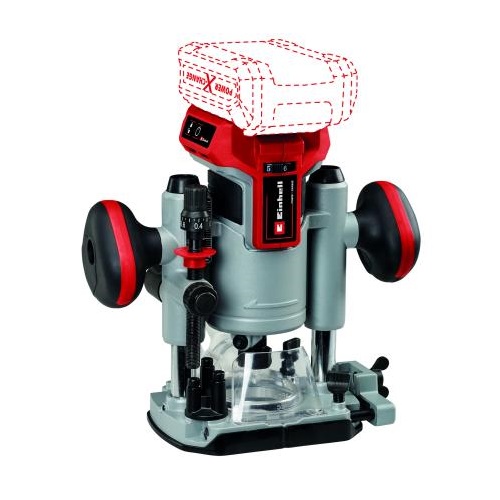 Akumulatorski rezalnik Einhell TP-RO 18 Li BL-Solo, 18V, brez baterije in polnilca, rdeča