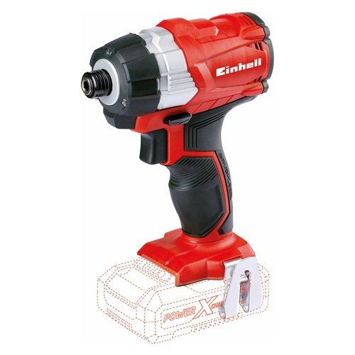 Akumulatorski udarni vijačnik Einhell TE-CI 18 Li Brushless - Solo, 18V, brez baterije in polnilca, rdeča/črna