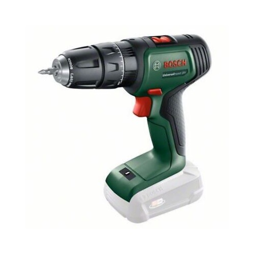 Akumulatorski udarni vrtalnik Bosch UniversalImpact 18V, brez baterije in polnilca, zelena/črna