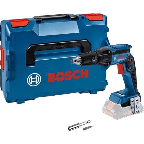 Akumulatorski vijačnik za suhomontažo Bosch GTB 18V-45 Professional Solo, brez baterije in polnilca, v kovčku, modra/črna