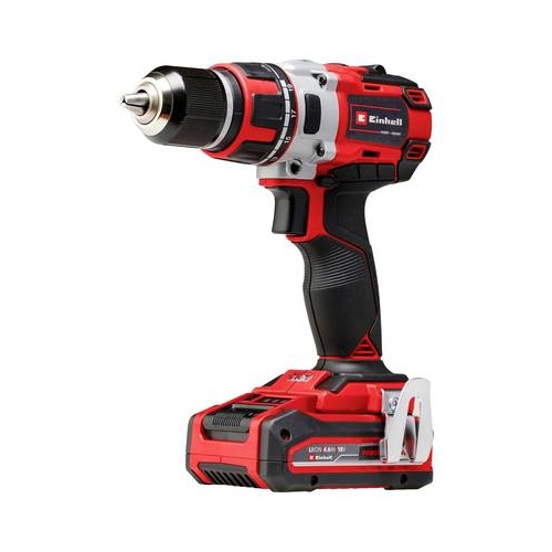 Akumulatorski vrtalni vijačnik Einhell TP-CD 18/80 Li BL-Solo, 18V, brez baterije in polnilca, rdeča/črna