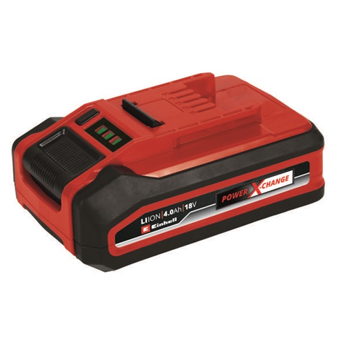 Baterija Einhell Power X-Change Plus 18V, 4,0 Ah, rdeča/črna