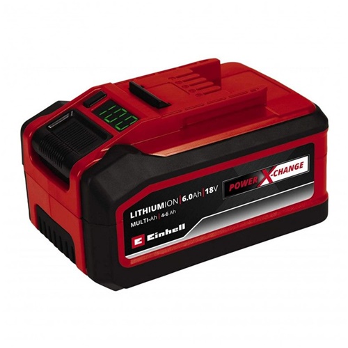 Baterija Einhell Power X Change Plus 18V, 4.0Ah, rdeča/črna