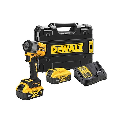 Akumulatorski vijačnik in vrtalnik DeWalt DCF922P2T-QW brezkrtačni motor, 18 V, 610 Nm, 2x 5 Ah baterija, nastavljiva hitrost