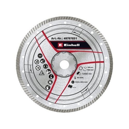 Diamantni rezalni disk Einhell 250x25