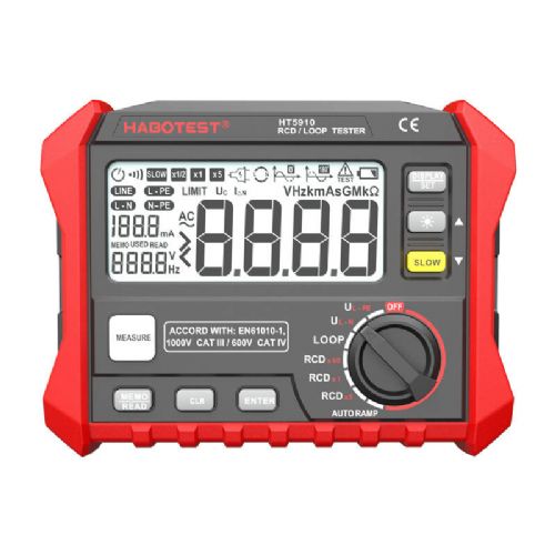 Digitalni RCD / tester upornosti zanke Habotest HT5910