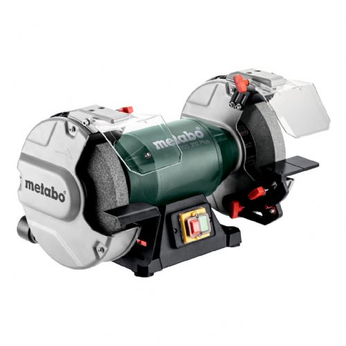 Brusilnik Metabo DSD 200 Plus aluminijev oksid, vgrajena luč, nastavljiva zaščita pred iskrami, odsesavanje prahu, 750 W